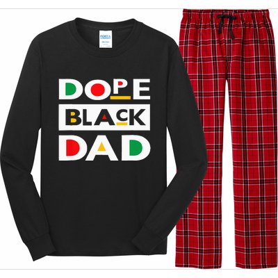 Juneteenth June 19 1865 Dope Black Dad Father Day 19th June Long Sleeve Pajama Set