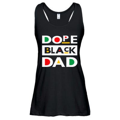 Juneteenth June 19 1865 Dope Black Dad Father Day 19th June Ladies Essential Flowy Tank