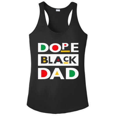 Juneteenth June 19 1865 Dope Black Dad Father Day 19th June Ladies PosiCharge Competitor Racerback Tank