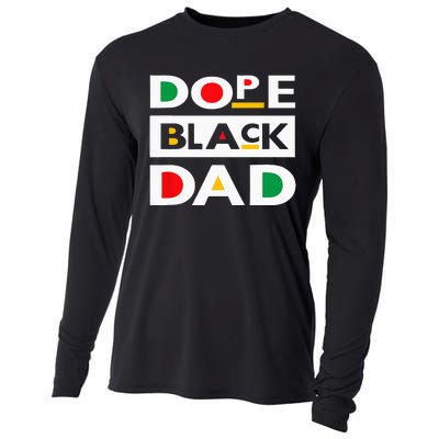 Juneteenth June 19 1865 Dope Black Dad Father Day 19th June Cooling Performance Long Sleeve Crew