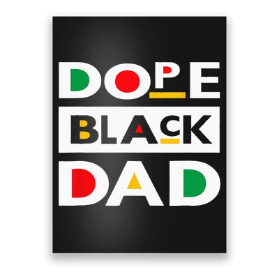 Juneteenth June 19 1865 Dope Black Dad Father Day 19th June Poster