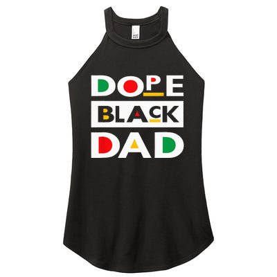 Juneteenth June 19 1865 Dope Black Dad Father Day 19th June Women's Perfect Tri Rocker Tank