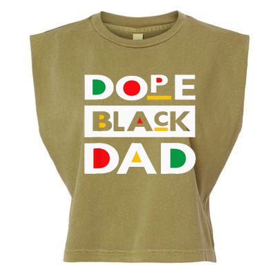 Juneteenth June 19 1865 Dope Black Dad Father Day 19th June Garment-Dyed Women's Muscle Tee