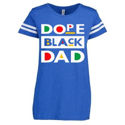 Juneteenth June 19 1865 Dope Black Dad Father Day 19th June Enza Ladies Jersey Football T-Shirt