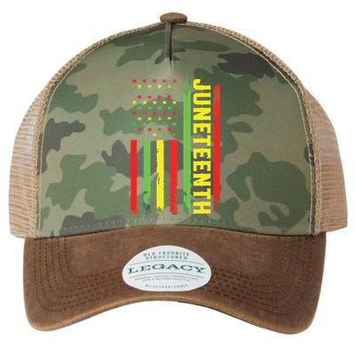 Juneteenth June 19th 1865 Juneteenth Black Freedom Day Flag Legacy Tie Dye Trucker Hat