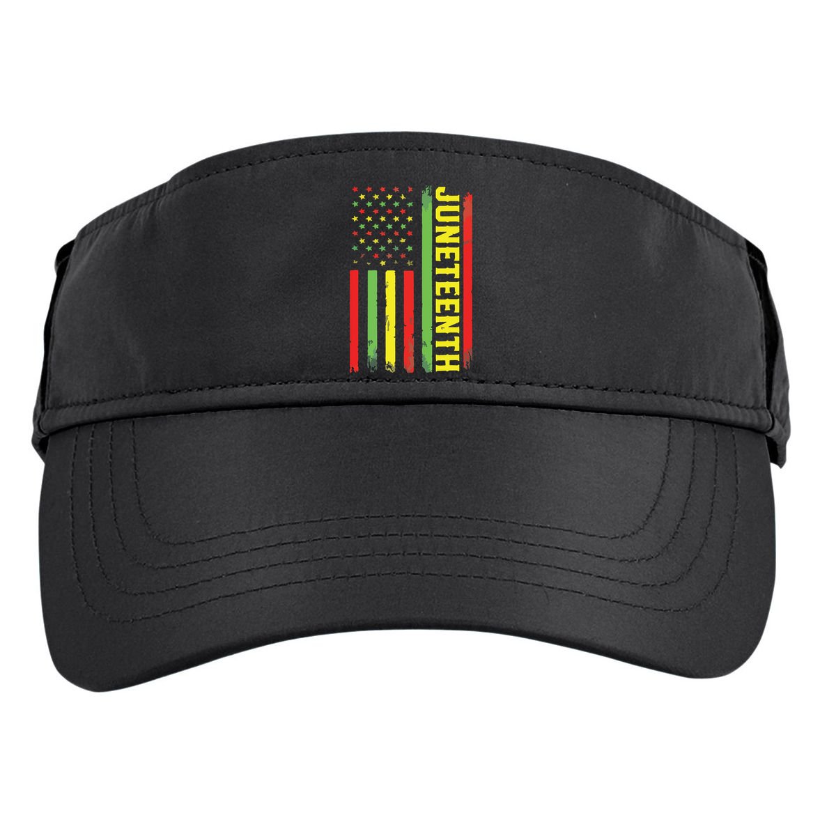 Juneteenth June 19th 1865 Juneteenth Black Freedom Day Flag Adult Drive Performance Visor