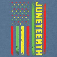 Juneteenth June 19th 1865 Juneteenth Black Freedom Day Flag Garment-Dyed Sweatshirt