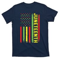 Juneteenth June 19th 1865 Juneteenth Black Freedom Day Flag T-Shirt