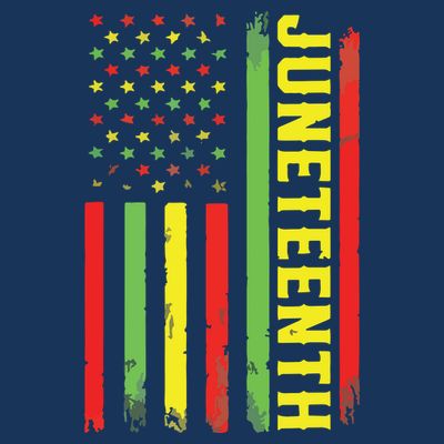 Juneteenth June 19th 1865 Juneteenth Black Freedom Day Flag T-Shirt