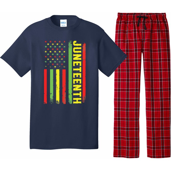 Juneteenth June 19th 1865 Juneteenth Black Freedom Day Flag Pajama Set