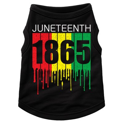 Juneteenth June 19th 1865 Freedom Day African Juneteenth Gift Doggie Tank