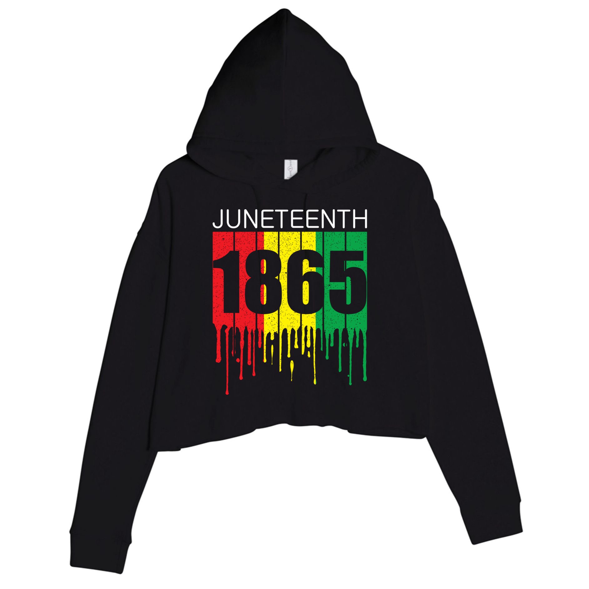 Juneteenth June 19th 1865 Freedom Day African Juneteenth Gift Crop Fleece Hoodie