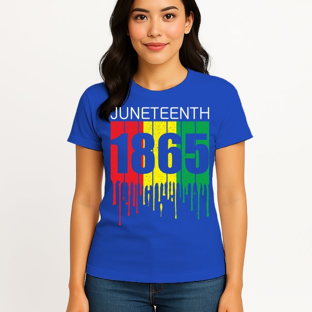 Juneteenth June 19th 1865 Freedom Day African Juneteenth Gift Womens T-Shirt