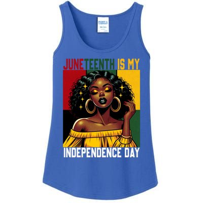 Junenth June 19th Is My Independence Day Black Gift Ladies Essential Tank