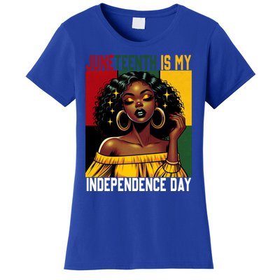 Junenth June 19th Is My Independence Day Black Gift Women's T-Shirt