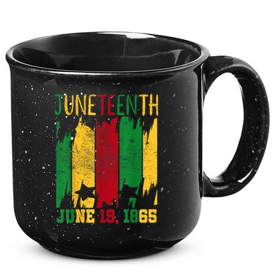 Juneteenth June 19th 1865 Juneteenth Freedom Day 15oz Campfire Ceramic Mug