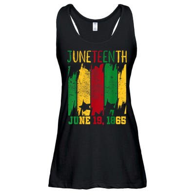 Juneteenth June 19th 1865 Juneteenth Freedom Day Ladies Essential Flowy Tank