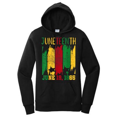 Juneteenth June 19th 1865 Juneteenth Freedom Day Women's Pullover Hoodie