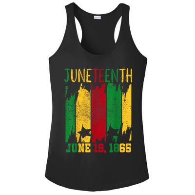 Juneteenth June 19th 1865 Juneteenth Freedom Day Ladies PosiCharge Competitor Racerback Tank