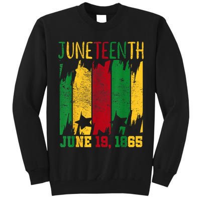 Juneteenth June 19th 1865 Juneteenth Freedom Day Tall Sweatshirt