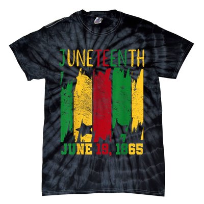 Juneteenth June 19th 1865 Juneteenth Freedom Day Tie-Dye T-Shirt