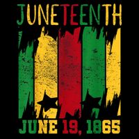 Juneteenth June 19th 1865 Juneteenth Freedom Day Women's Crop Top Tee