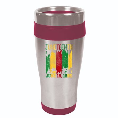 Juneteenth June 19th 1865 Juneteenth Freedom Day 16oz Travel Tumbler