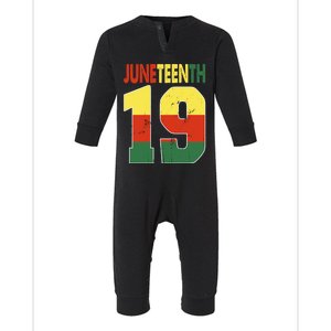 Juneteenth June 19 Blm Melanin Black History Month African Funny Gift Infant Fleece One Piece