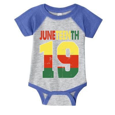 Juneteenth June 19 Blm Melanin Black History Month African Funny Gift Infant Baby Jersey Bodysuit