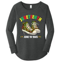 Juneteenth June 19 1865 Black AfricanAmerican Independence Women's Perfect Tri Tunic Long Sleeve Shirt