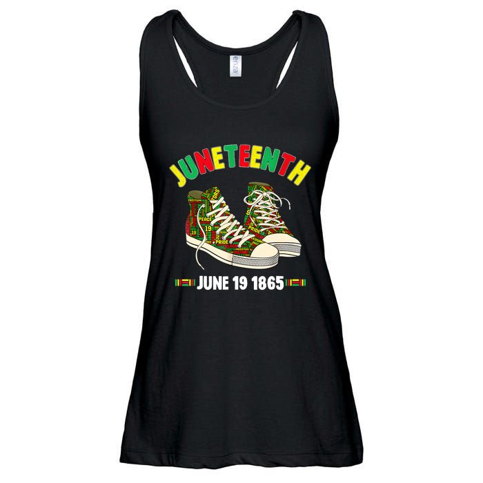 Juneteenth June 19 1865 Black AfricanAmerican Independence Ladies Essential Flowy Tank