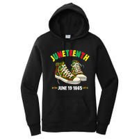 Juneteenth June 19 1865 Black AfricanAmerican Independence Women's Pullover Hoodie