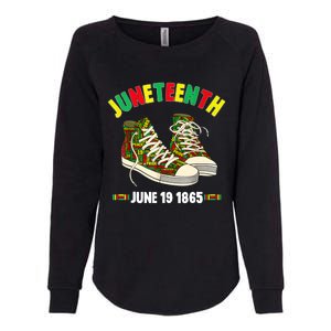 Juneteenth June 19 1865 Black AfricanAmerican Independence Womens California Wash Sweatshirt