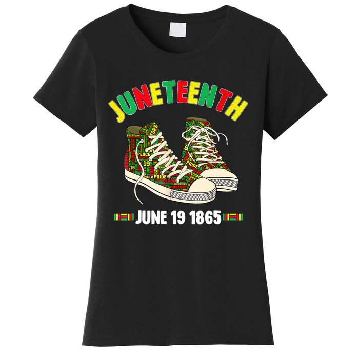 Juneteenth June 19 1865 Black AfricanAmerican Independence Women's T-Shirt