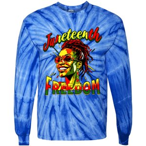 Junenth June 19th 1865 Junenth Freedom Day Gift Tie-Dye Long Sleeve Shirt