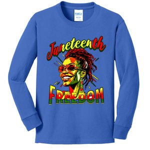 Junenth June 19th 1865 Junenth Freedom Day Gift Kids Long Sleeve Shirt