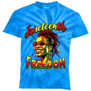 Junenth June 19th 1865 Junenth Freedom Day Gift Kids Tie-Dye T-Shirt