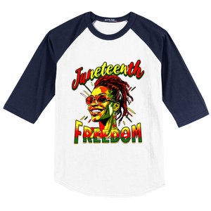 Junenth June 19th 1865 Junenth Freedom Day Gift Baseball Sleeve Shirt