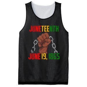 Juneteenth June 19th 1865 Juneteenth Black Freedom Day Flag Mesh Reversible Basketball Jersey Tank