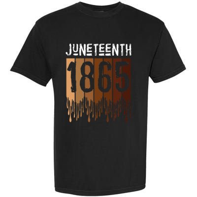 Juneteenth June 19th 1865 Freedom Day Melanin Garment-Dyed Heavyweight T-Shirt