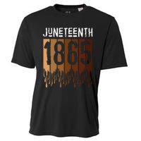 Juneteenth June 19th 1865 Freedom Day Melanin Cooling Performance Crew T-Shirt