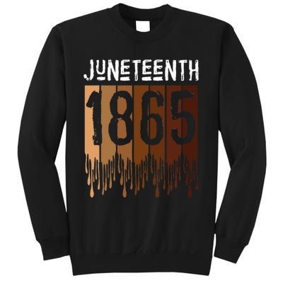 Juneteenth June 19th 1865 Freedom Day Melanin Sweatshirt