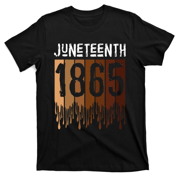 Juneteenth June 19th 1865 Freedom Day Melanin T-Shirt