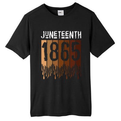 Juneteenth June 19th 1865 Freedom Day Melanin Tall Fusion ChromaSoft Performance T-Shirt