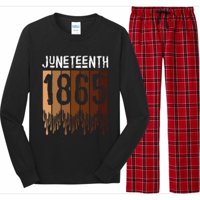 Juneteenth June 19th 1865 Freedom Day Melanin Long Sleeve Pajama Set