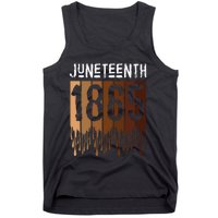 Juneteenth June 19th 1865 Freedom Day Melanin Tank Top