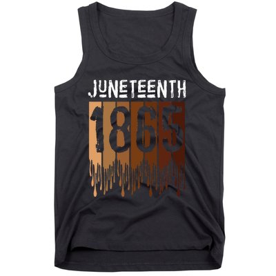 Juneteenth June 19th 1865 Freedom Day Melanin Tank Top