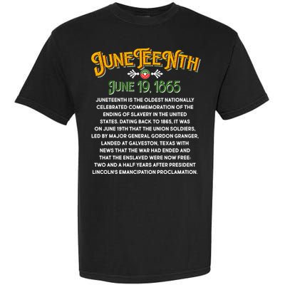 Juneteenth June 19 1865 African American History Garment-Dyed Heavyweight T-Shirt