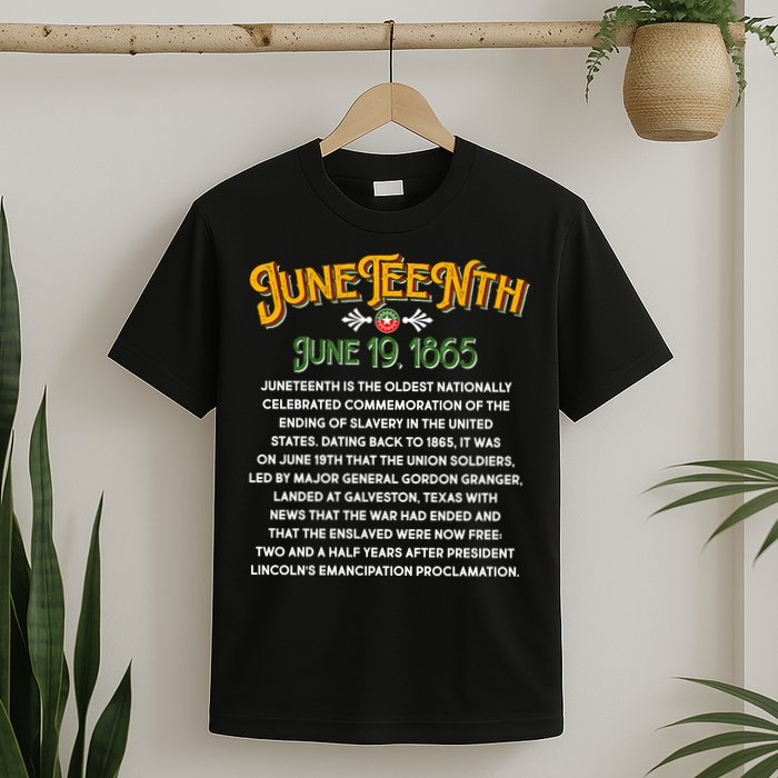 Juneteenth June 19 1865 African American History T-Shirt