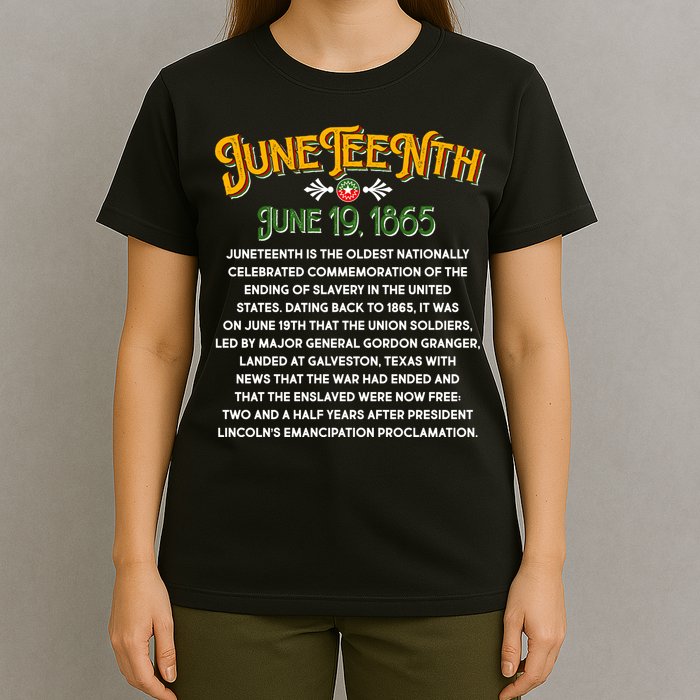 Juneteenth June 19 1865 African American History T-Shirt